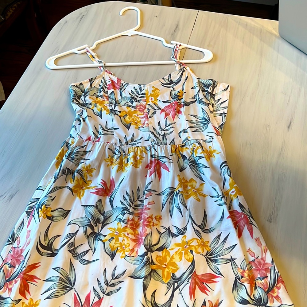 White Floral Sundress